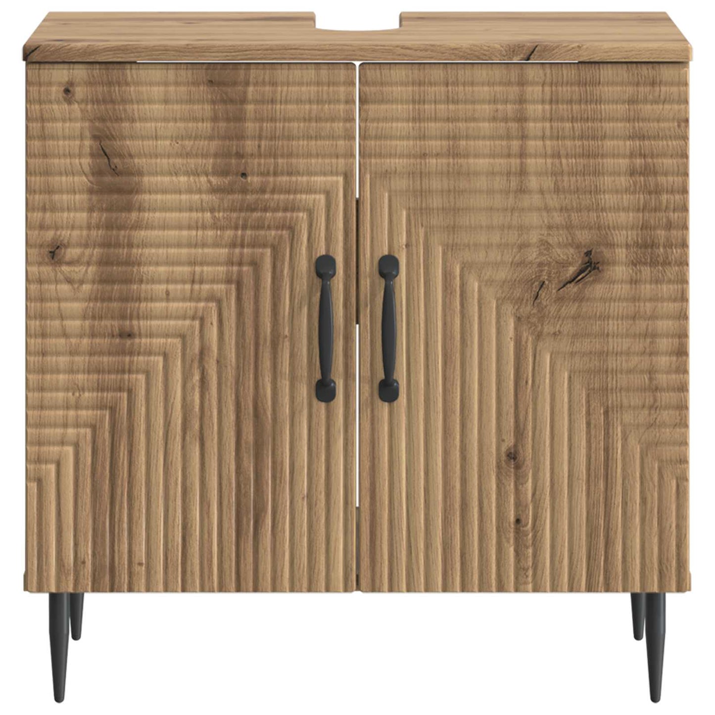 vidaXL Bathroom Sink Cabinet HAARLEM Artisan Oak 59.5 x 31.5x 59 cm 4
