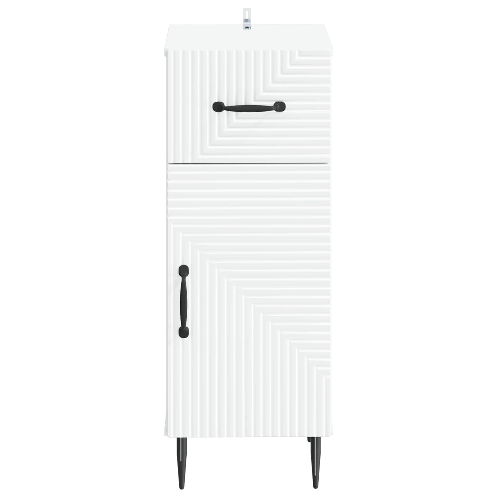 vidaXL Bathroom Storage Cainet HAARLEM White 30 x 31 x 80 cm 4