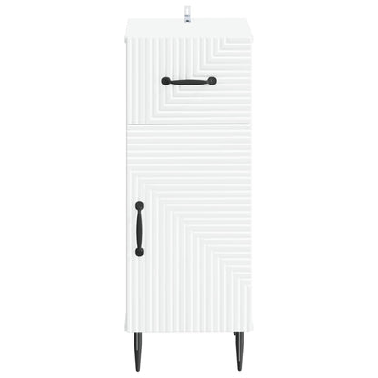 vidaXL Bathroom Storage Cainet HAARLEM White 30 x 31 x 80 cm 4