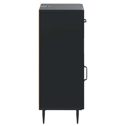 vidaXL Bathroom Storage Cainet HAARLEM Black 30 x 31 x 80 cm 5