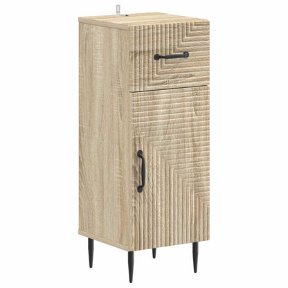 vidaXL Bathroom Storage Cainet HAARLEM Sonoma Oak 30 x 31 x 80 cm 2