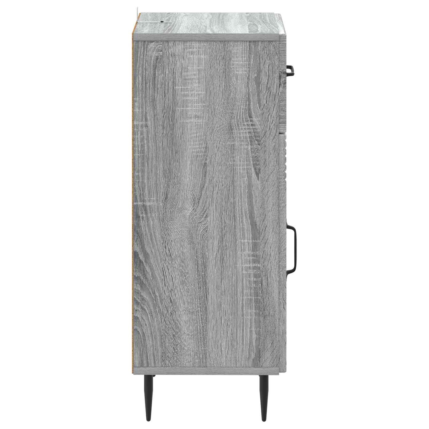 vidaXL Bathroom Storage Cainet HAARLEM Grey Sonoma 30 x 31 x 80 cm 5