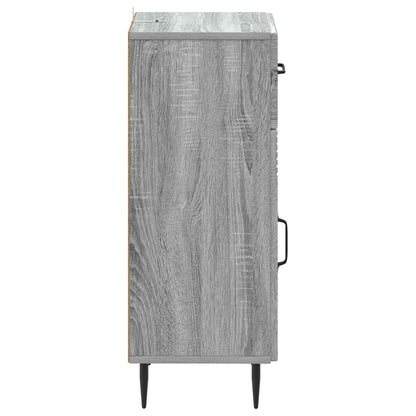 vidaXL Bathroom Storage Cainet HAARLEM Grey Sonoma 30 x 31 x 80 cm 5