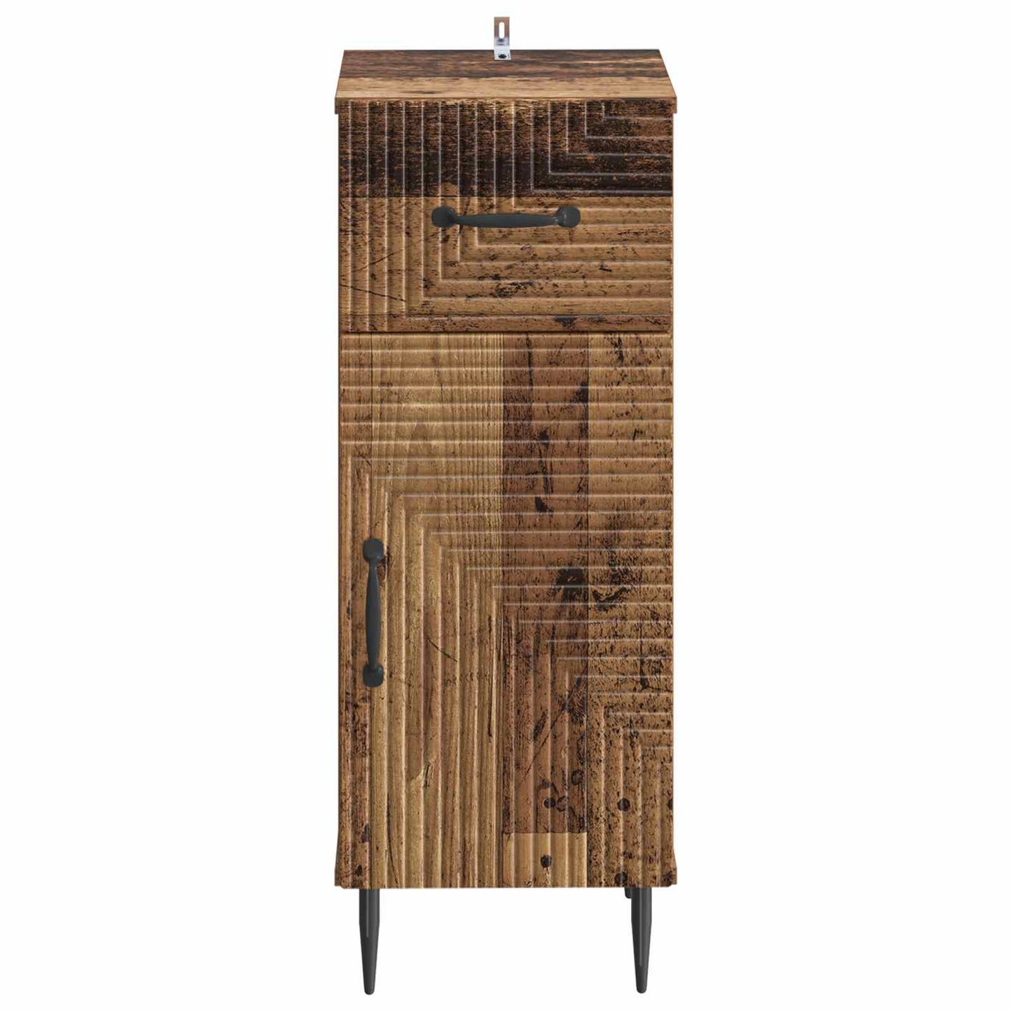 vidaXL Bathroom Storage Cainet HAARLEM Old Wood 30 x 31 x 80 cm 4
