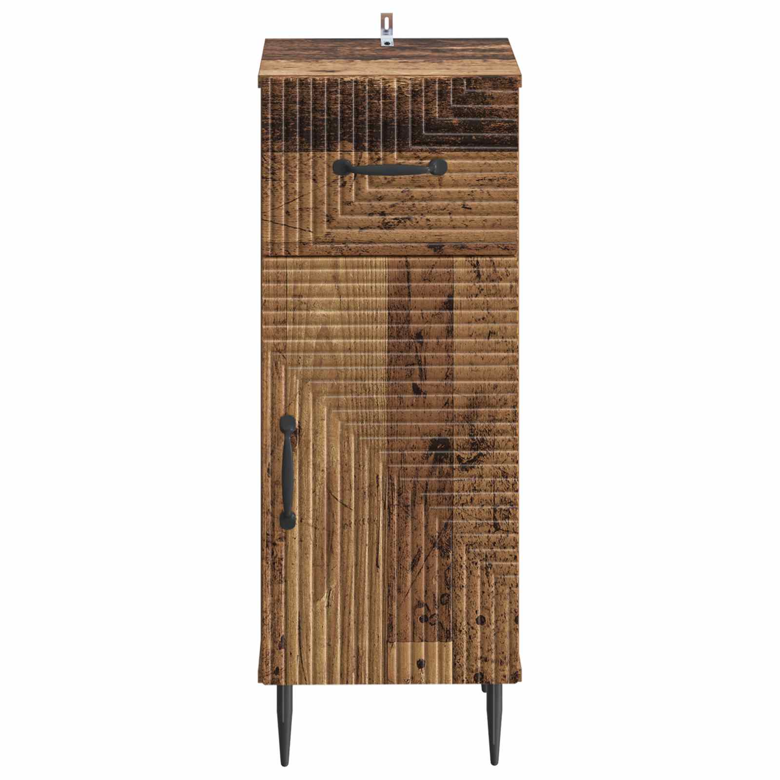 vidaXL Bathroom Storage Cainet HAARLEM Old Wood 30 x 31 x 80 cm 4