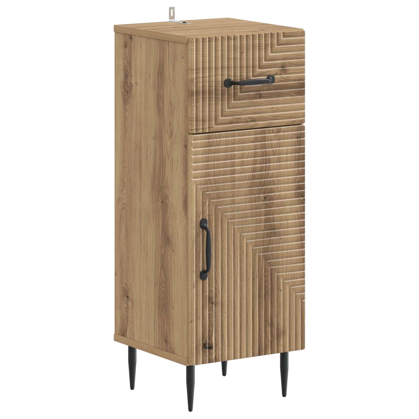 vidaXL Bathroom Storage Cainet HAARLEM Artisan Oak 30 x 31 x 80 cm 2
