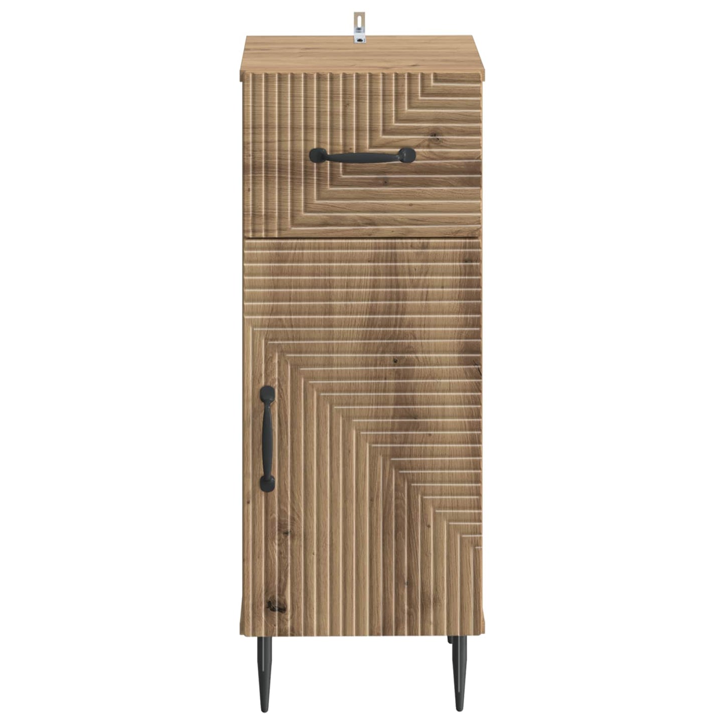 vidaXL Bathroom Storage Cainet HAARLEM Artisan Oak 30 x 31 x 80 cm 4