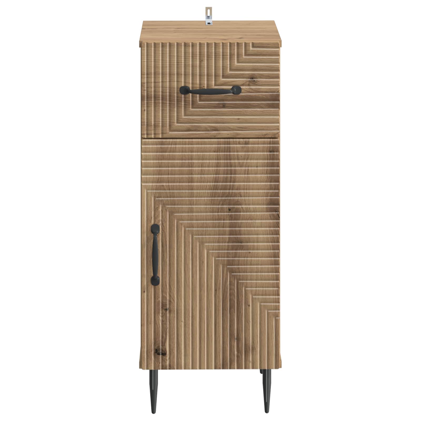 vidaXL Bathroom Storage Cainet HAARLEM Artisan Oak 30 x 31 x 80 cm 4