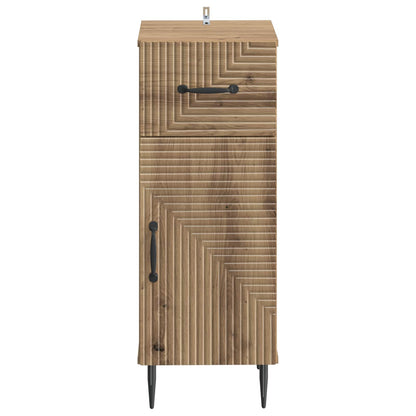 vidaXL Bathroom Storage Cainet HAARLEM Artisan Oak 30 x 31 x 80 cm 4
