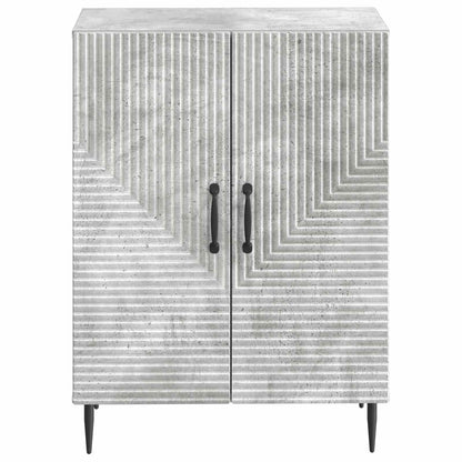 vidaXL Bathroom Storage Cainet HAARLEM Concrete Grey 59.5 x 31 x 80 cm 4