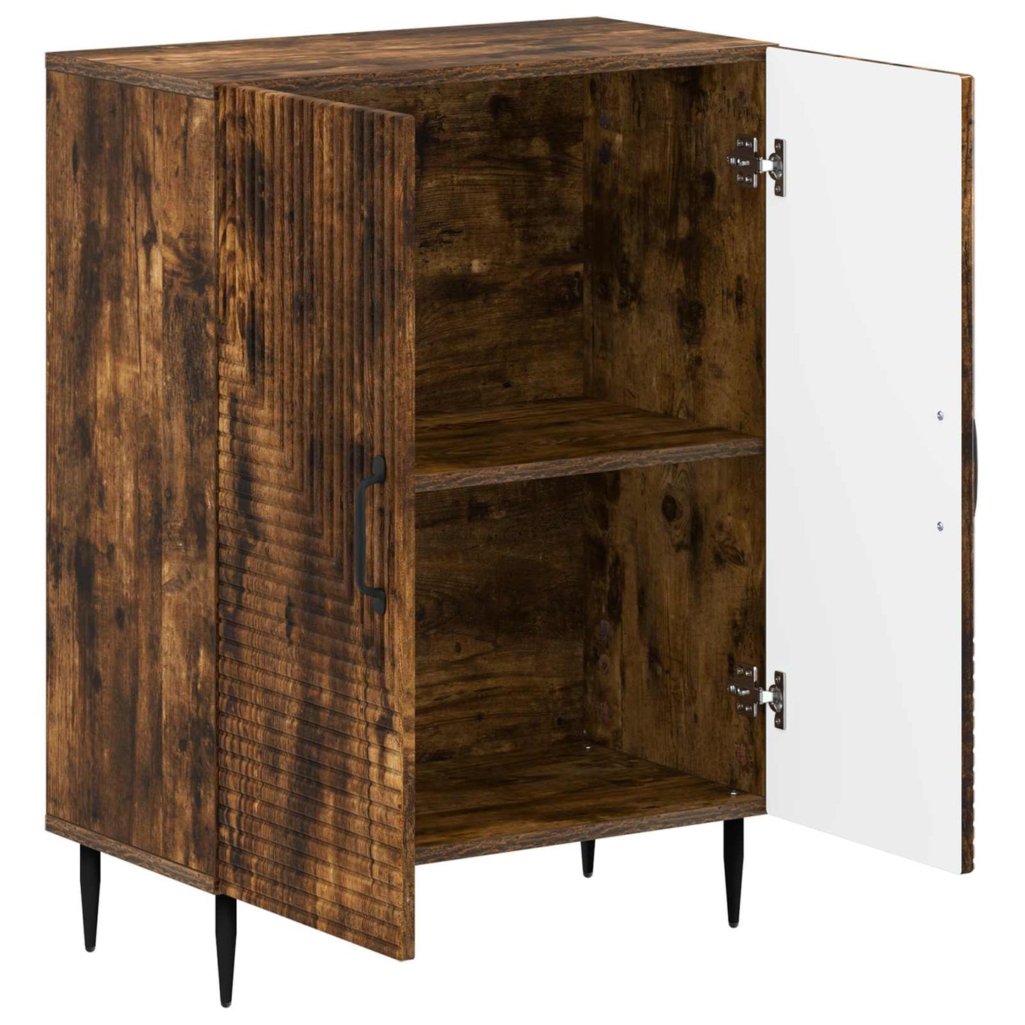 vidaXL Bathroom Storage Cainet HAARLEM Smoked Oak 59.5 x 31 x 80 cm 3