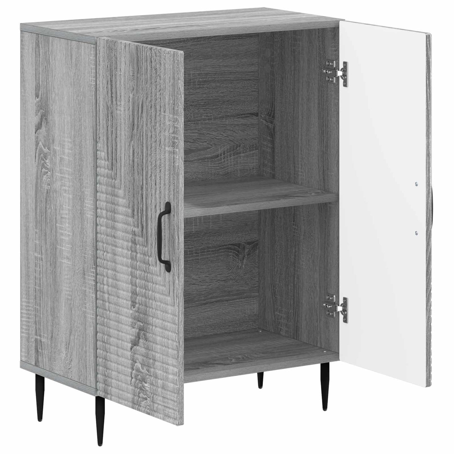 vidaXL Bathroom Storage Cainet HAARLEM Grey Sonoma 59.5 x 31 x 80 cm 3