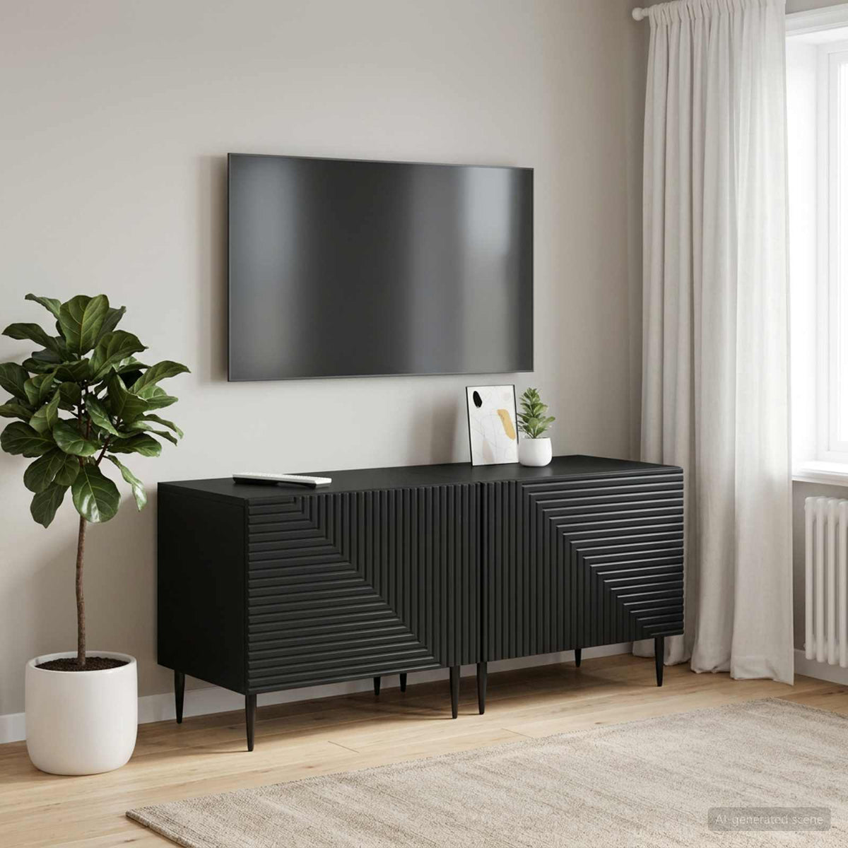 vidaXL TV Cabinet Engineered Wood