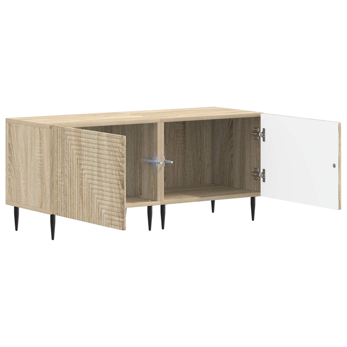 vidaXL TV Cabinet Sonoma Oak Engineered Wood 3