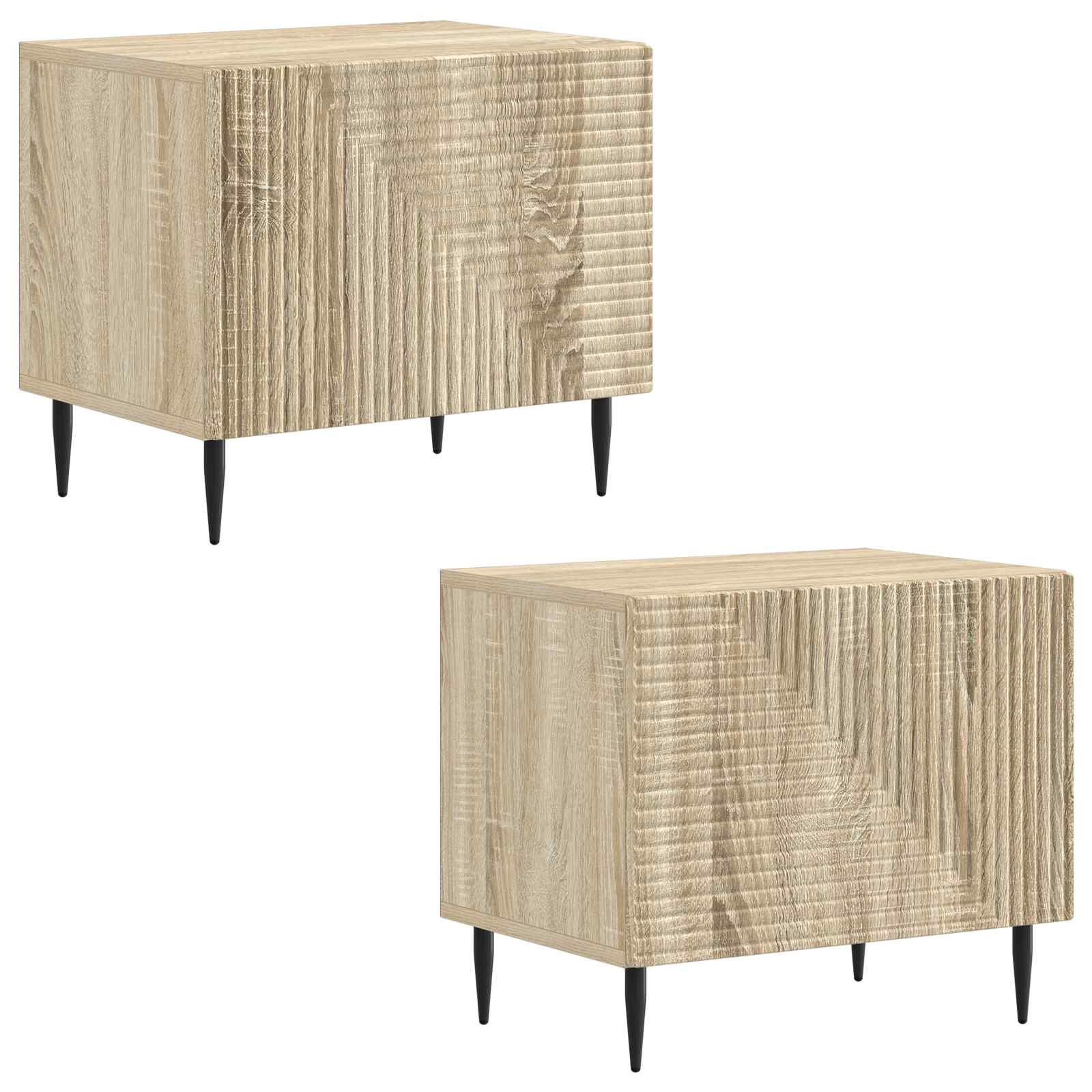 vidaXL TV Cabinet Sonoma Oak Engineered Wood 4