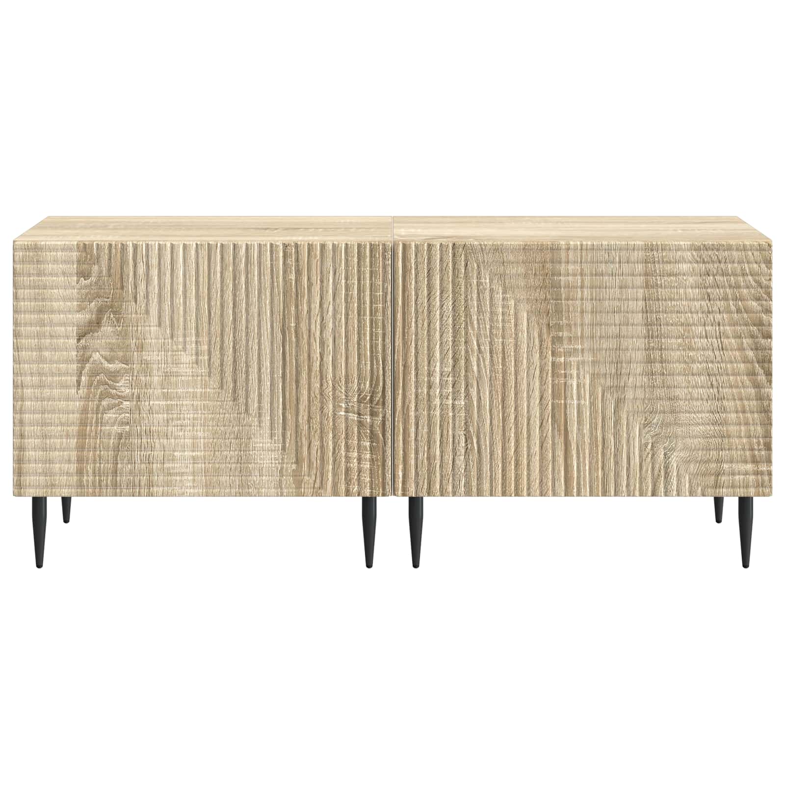 vidaXL TV Cabinet Sonoma Oak Engineered Wood 5