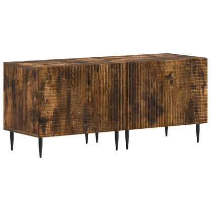 vidaXL TV Cabinet Smoked Oak Engineered Wood 2