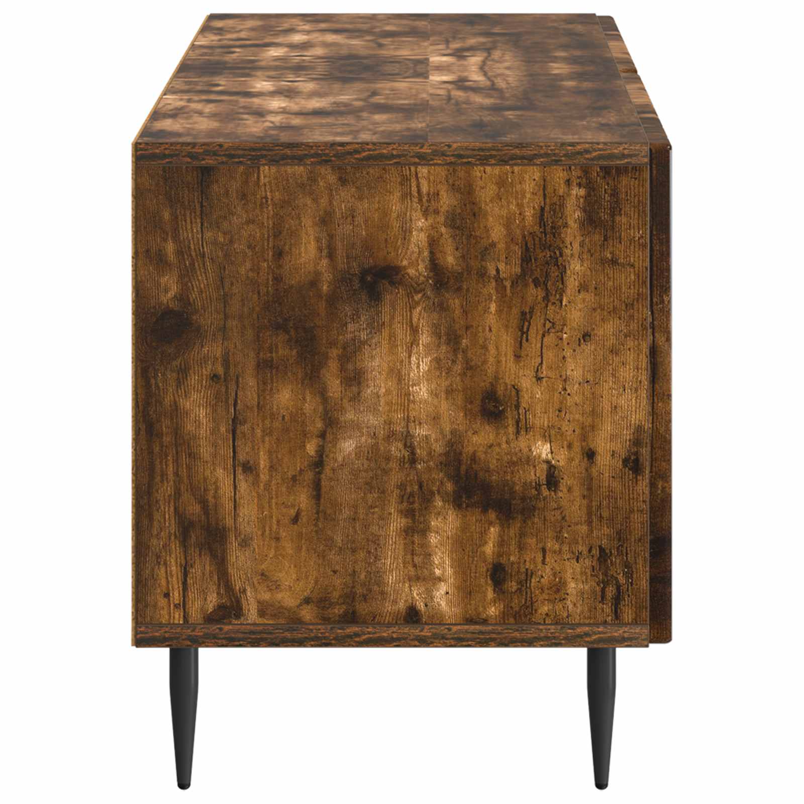 vidaXL TV Cabinet Smoked Oak Engineered Wood 6