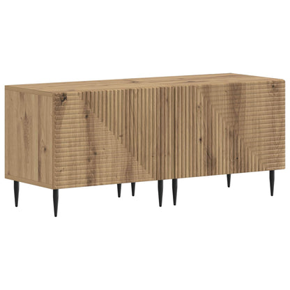 vidaXL TV Cabinet Artisan Oak Engineered Wood 2