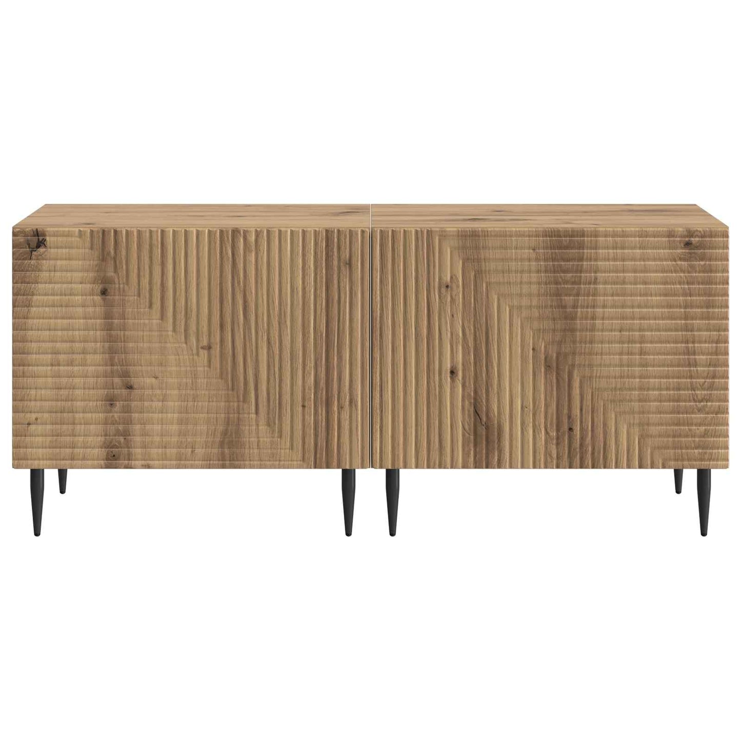vidaXL TV Cabinet Artisan Oak Engineered Wood 5
