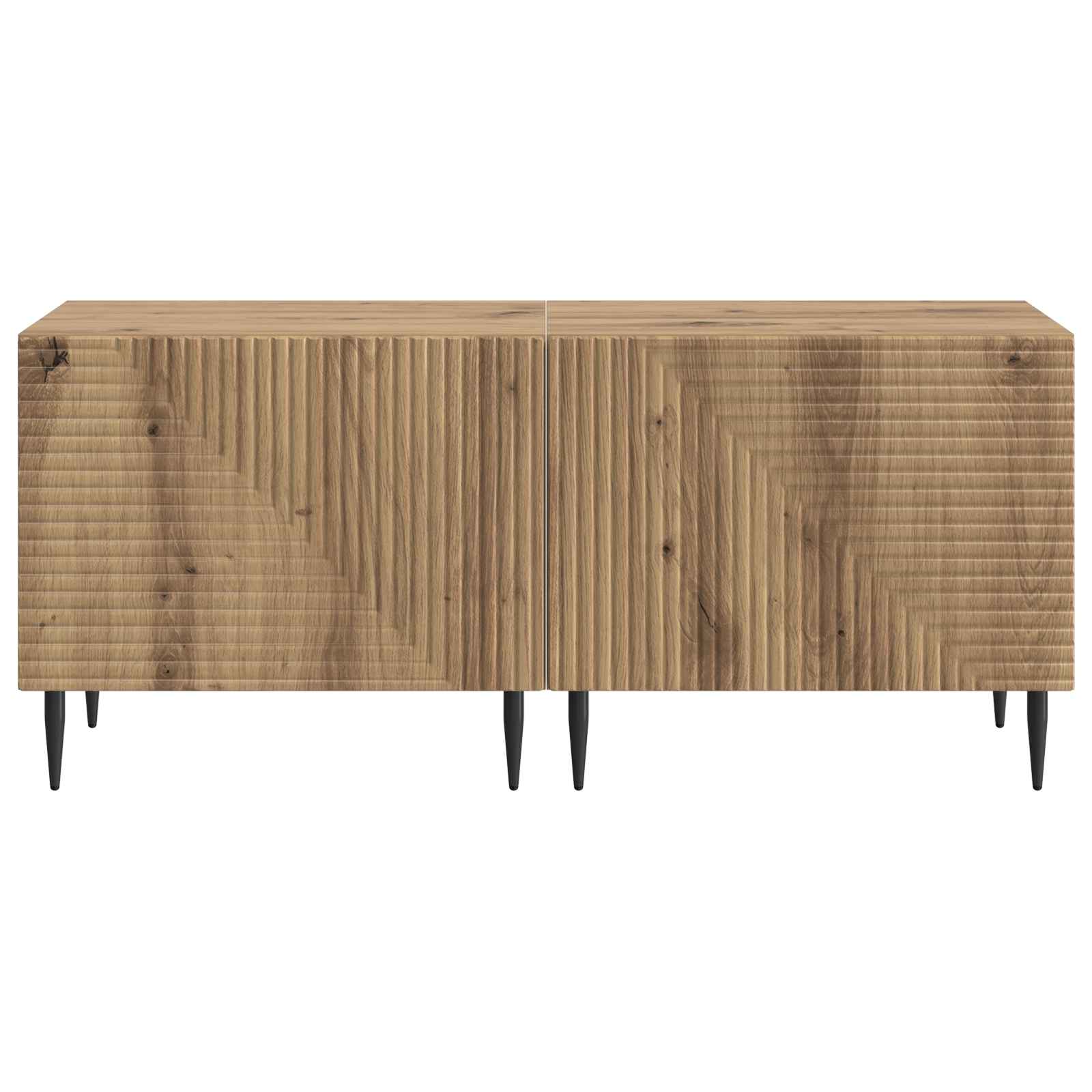 vidaXL TV Cabinet Artisan Oak Engineered Wood 5
