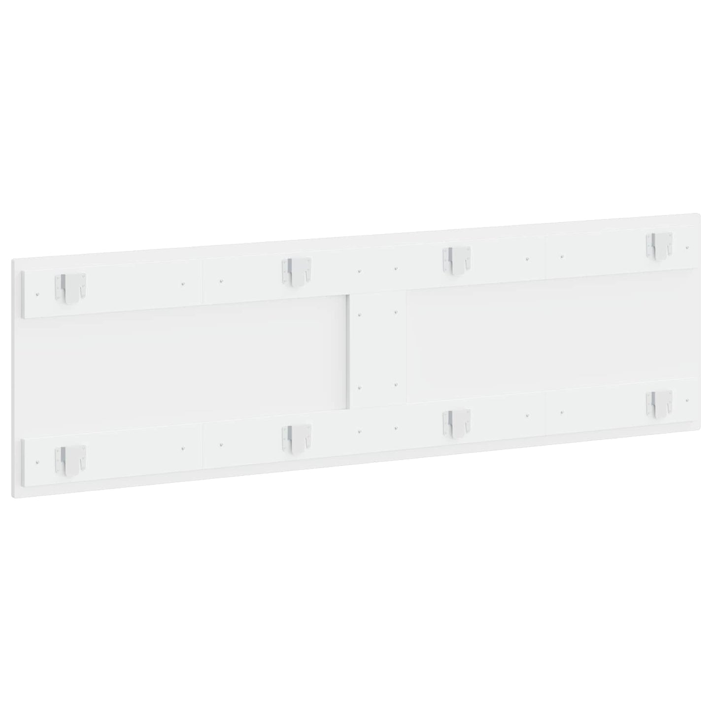 vidaXL Wall-Mounted Headboard HAARLEM White Engineered Wood 5