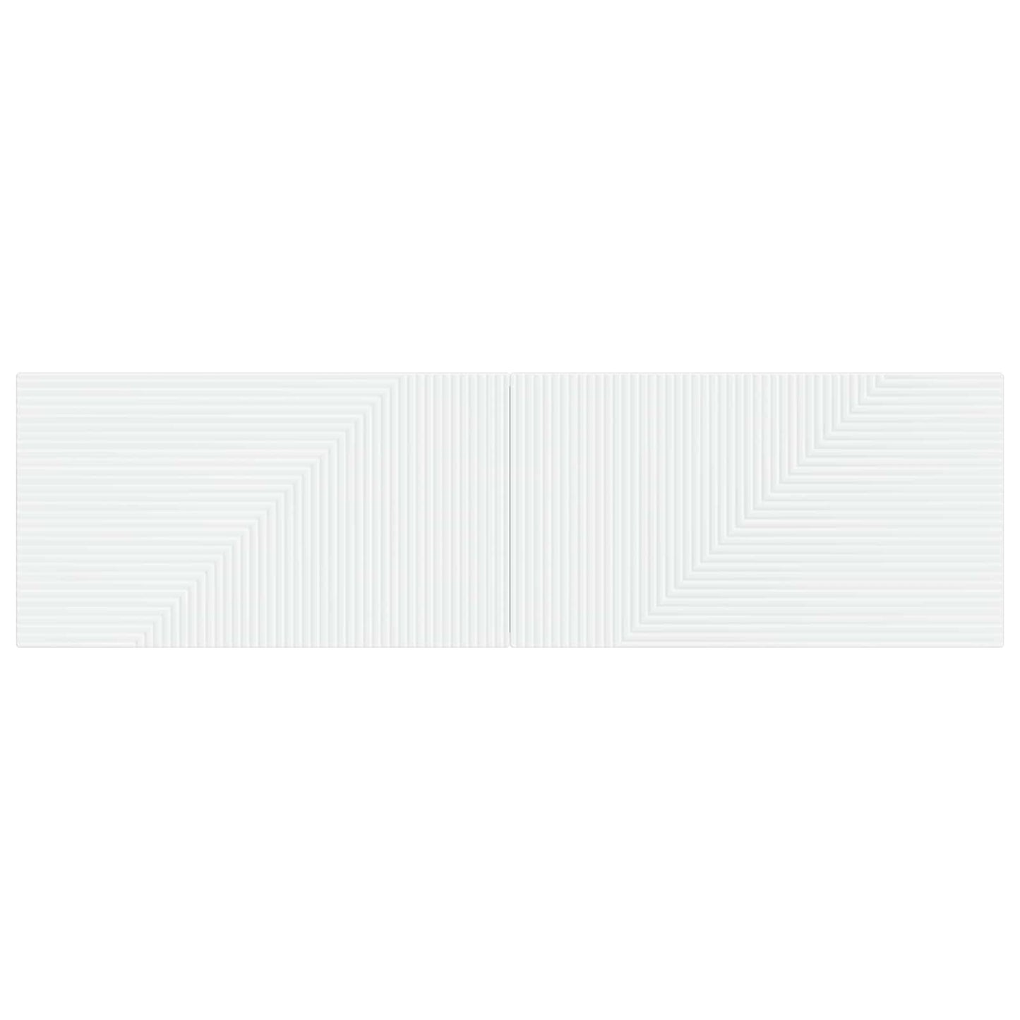 vidaXL Wall-Mounted Headboard HAARLEM White Engineered Wood 3