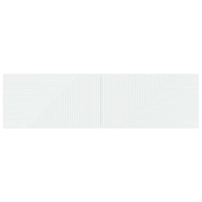 vidaXL Wall-Mounted Headboard HAARLEM White Engineered Wood 3