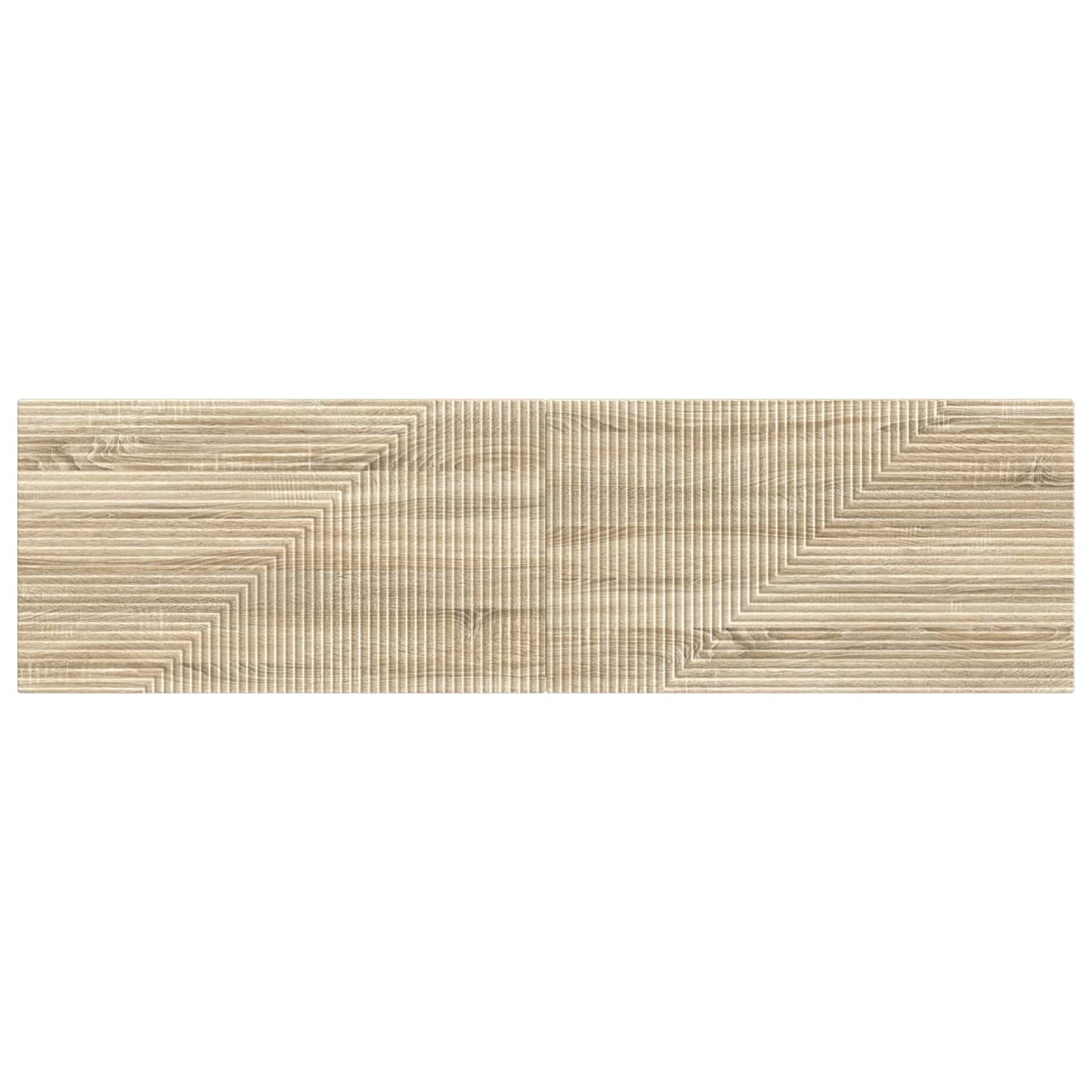 vidaXL Wall-Mounted Headboard HAARLEM Sonoma Oak Engineered Wood 3