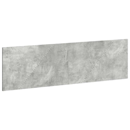 vidaXL Wall-Mounted Headboard HAARLEM Concrete Grey Engineered Wood 2