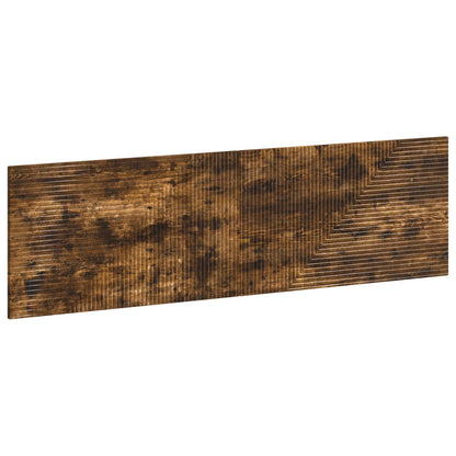 vidaXL Wall-Mounted Headboard HAARLEM Smoked Oak Engineered Wood 2