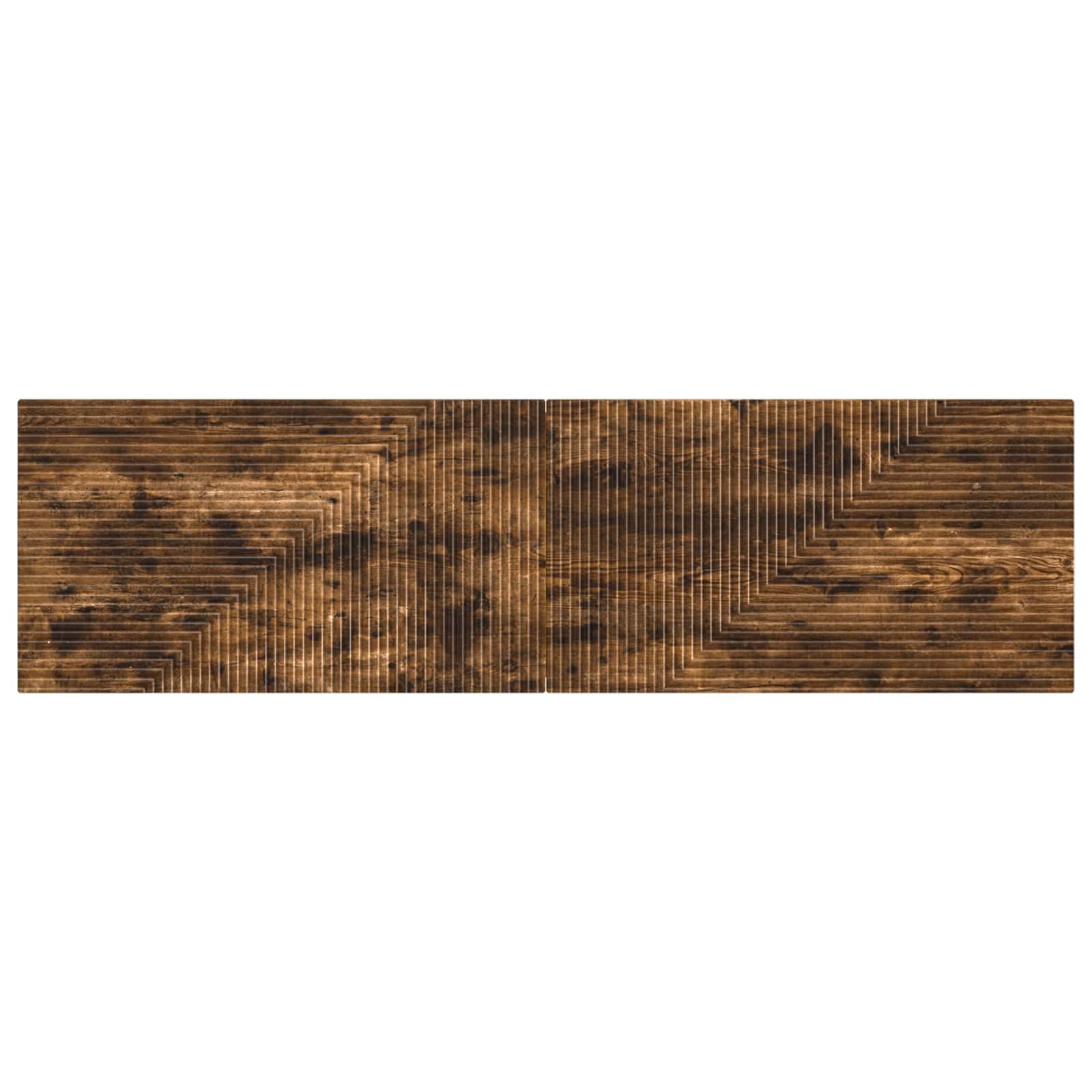 vidaXL Wall-Mounted Headboard HAARLEM Smoked Oak Engineered Wood 3