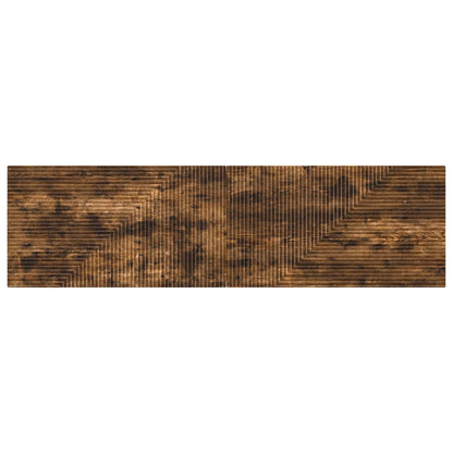 vidaXL Wall-Mounted Headboard HAARLEM Smoked Oak Engineered Wood 3
