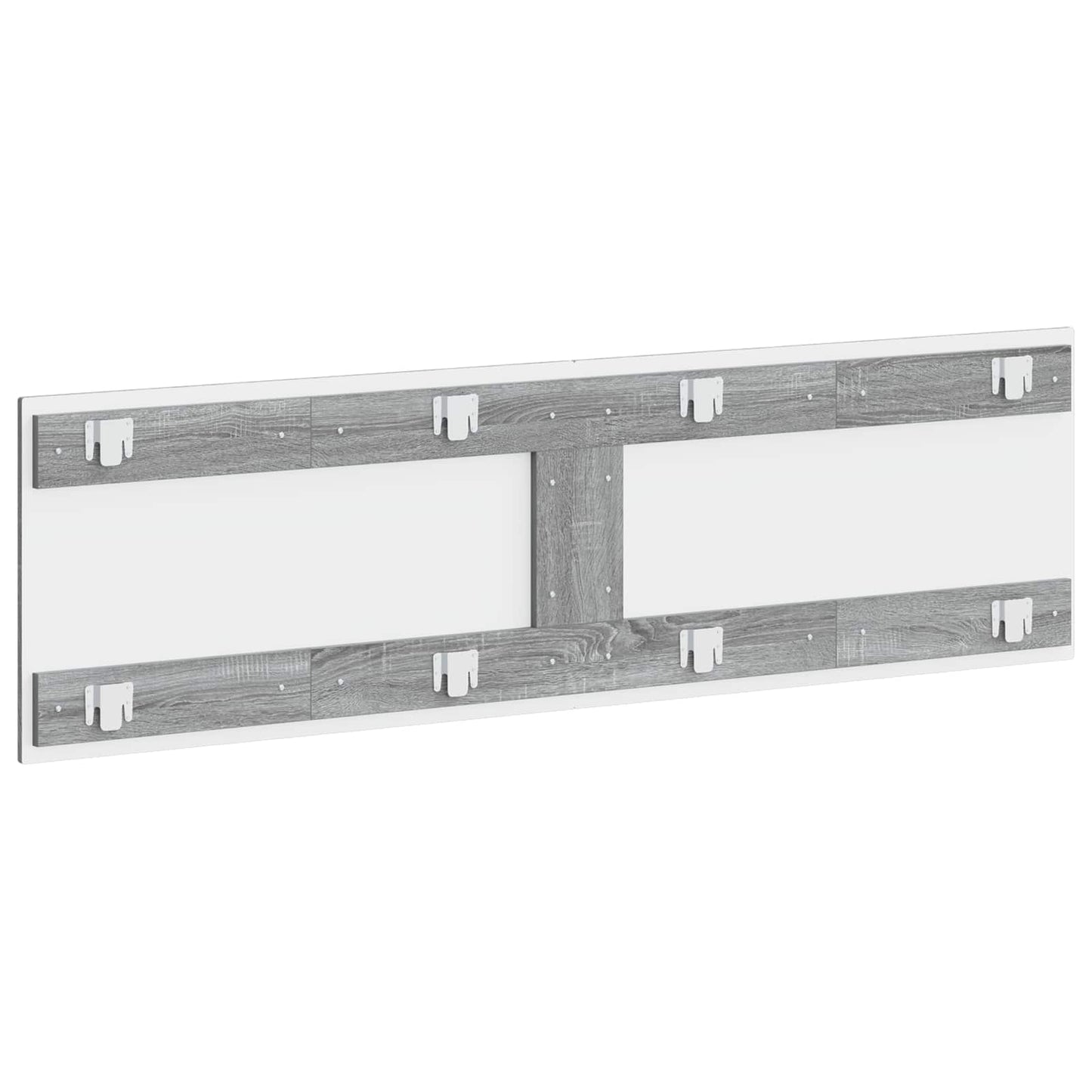 vidaXL Wall-Mounted Headboard HAARLEM Grey Sonoma Engineered Wood 5