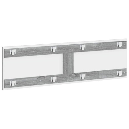 vidaXL Wall-Mounted Headboard HAARLEM Grey Sonoma Engineered Wood 5