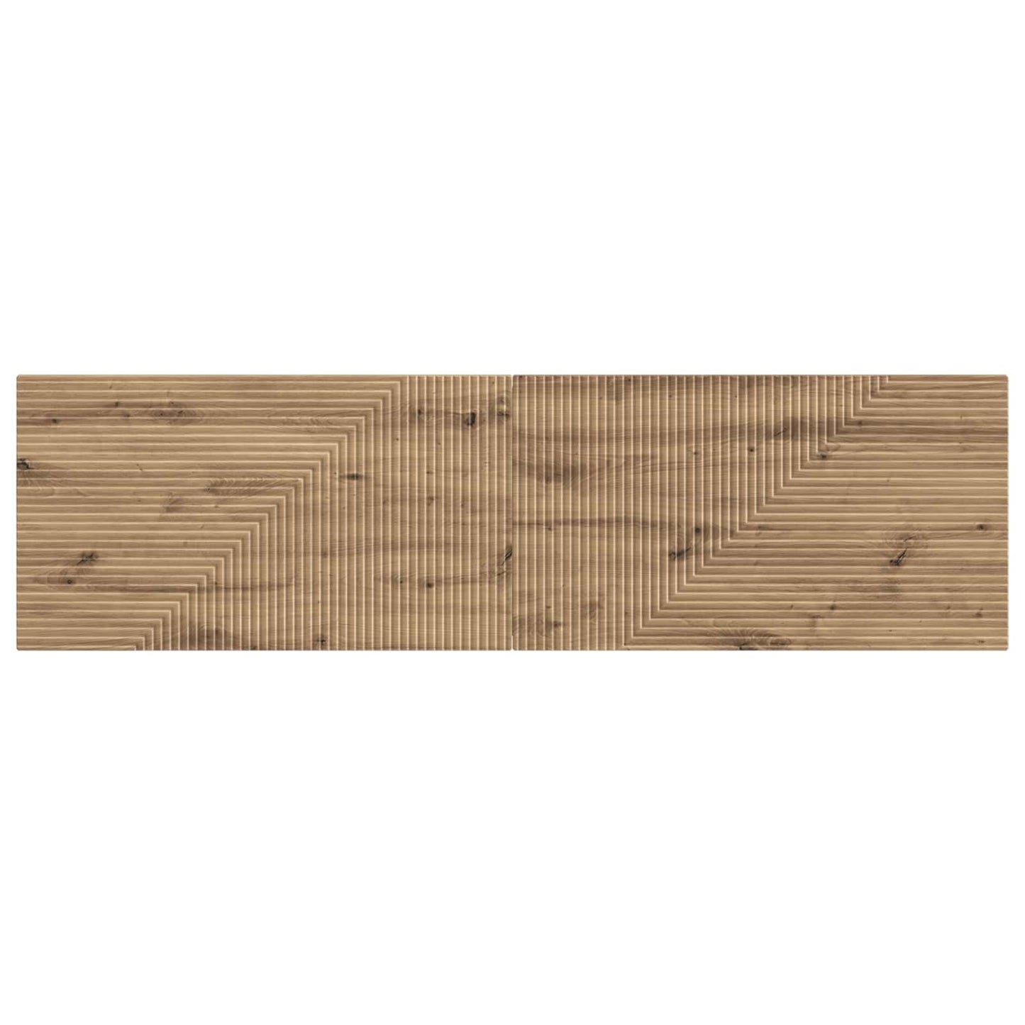 vidaXL Wall-Mounted Headboard HAARLEM Artisan Oak Engineered Wood 3