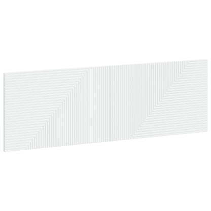vidaXL Wall-Mounted Headboard HAARLEM White Engineered Wood 2