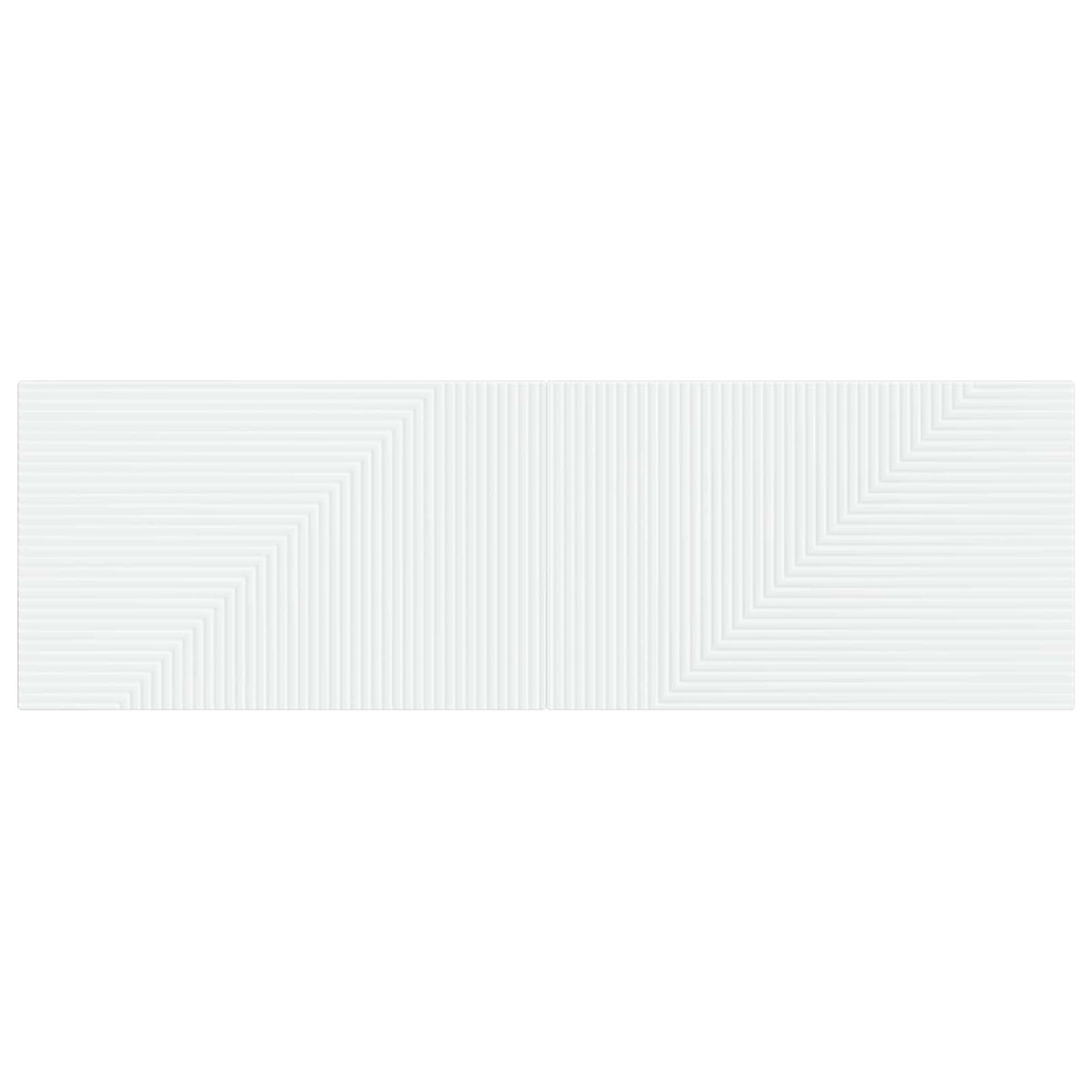 vidaXL Wall-Mounted Headboard HAARLEM White Engineered Wood 3