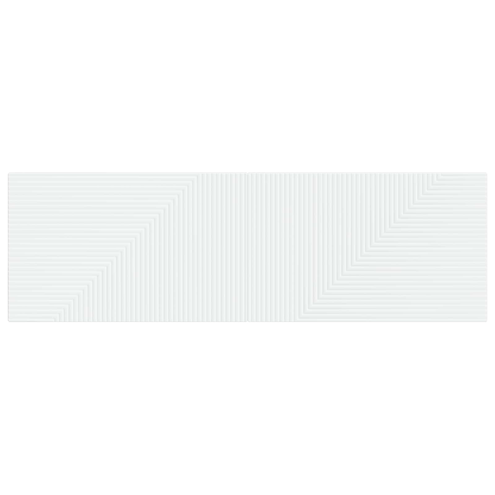 vidaXL Wall-Mounted Headboard HAARLEM White Engineered Wood 3
