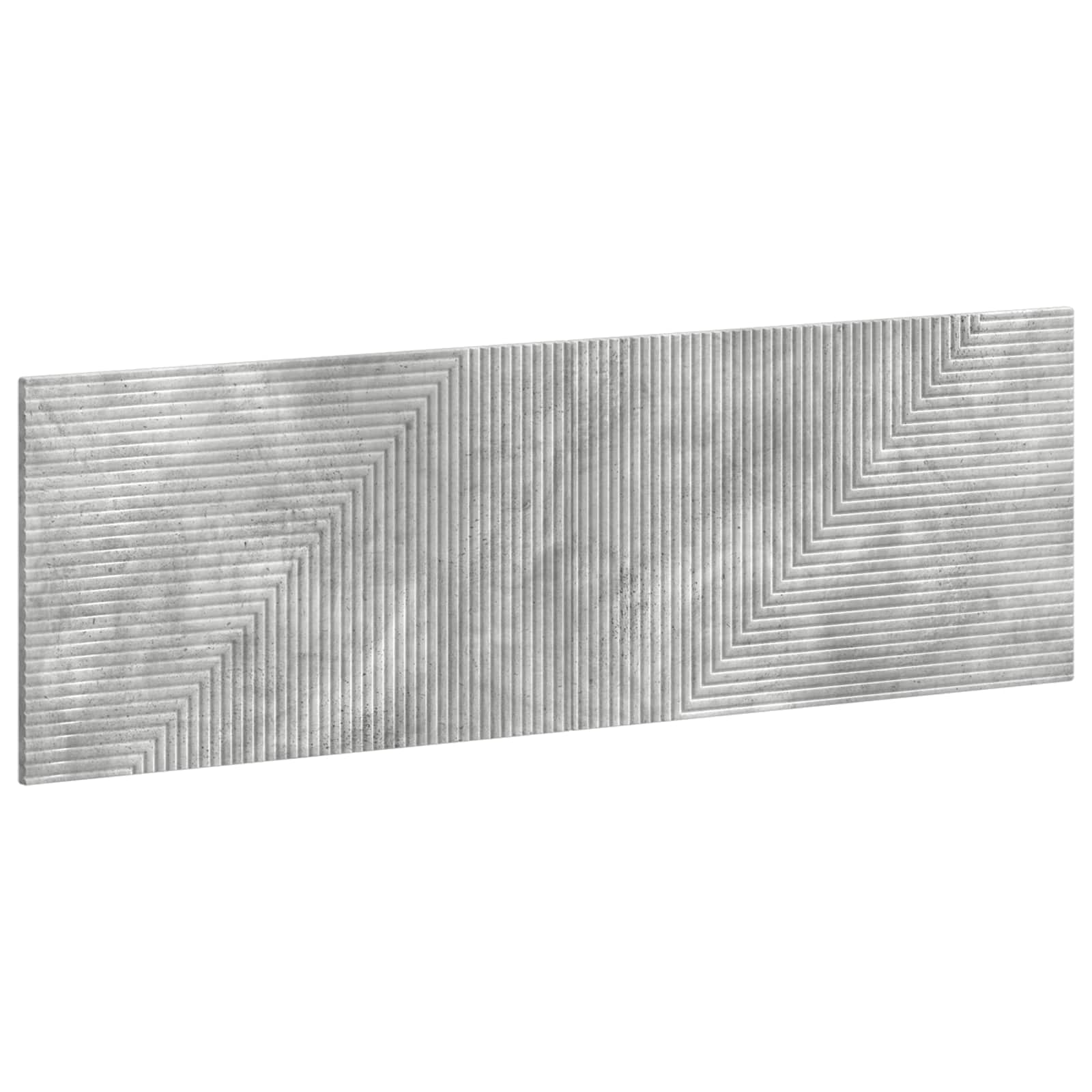 vidaXL Wall-Mounted Headboard HAARLEM Concrete Grey Engineered Wood 2