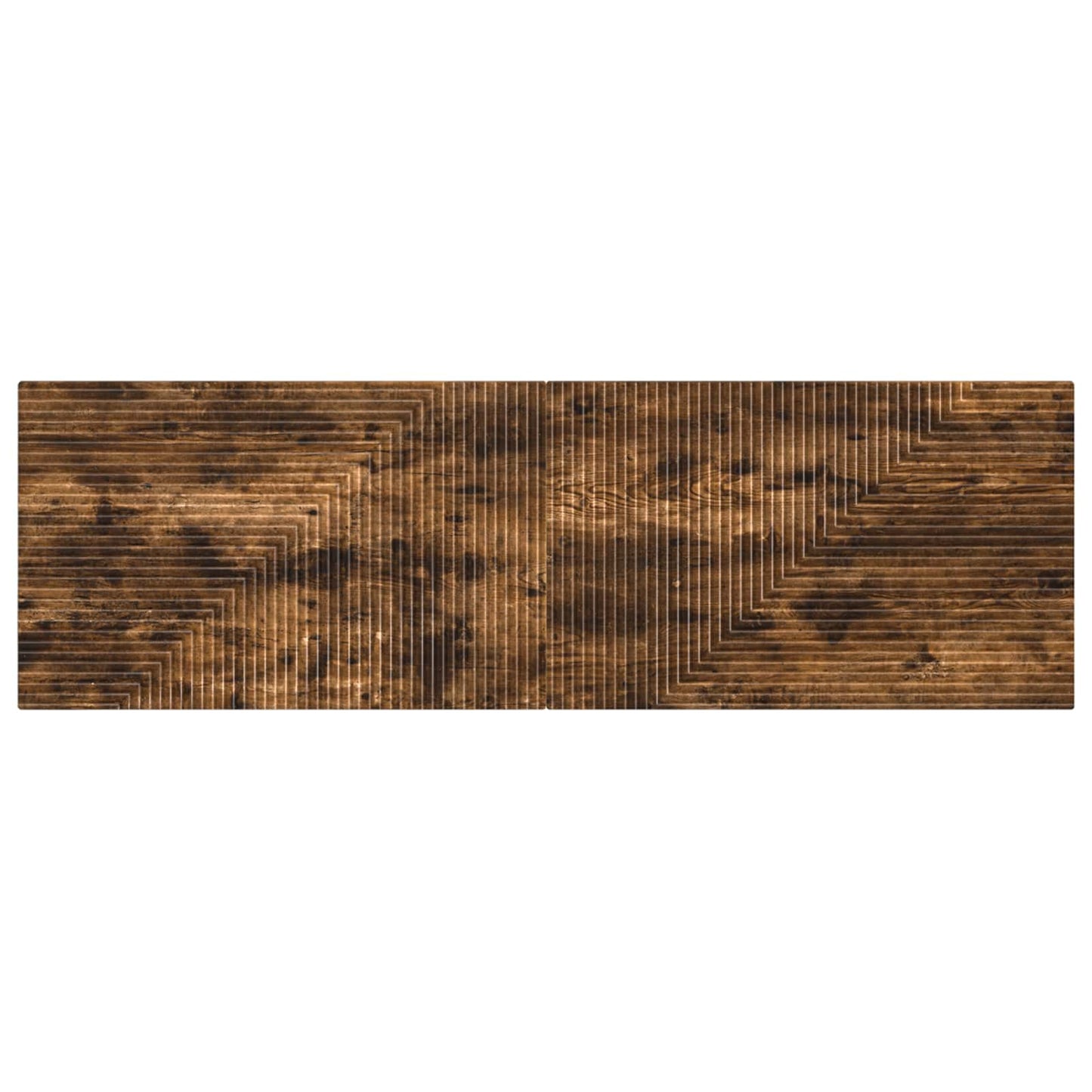 vidaXL Wall-Mounted Headboard HAARLEM Smoked Oak Engineered Wood 3