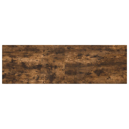 vidaXL Wall-Mounted Headboard HAARLEM Smoked Oak Engineered Wood 3