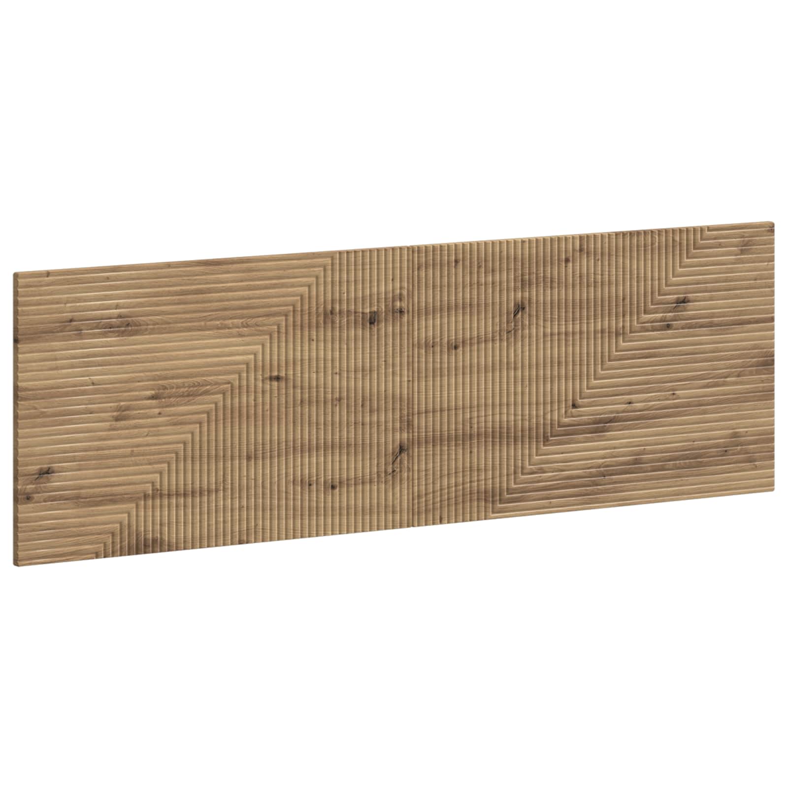 vidaXL Wall-Mounted Headboard HAARLEM Artisan Oak Engineered Wood 2