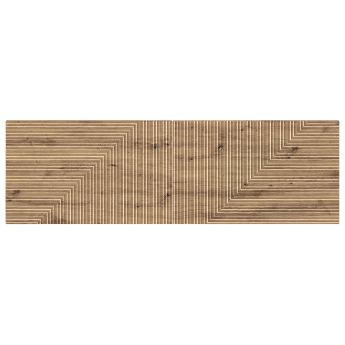 vidaXL Wall-Mounted Headboard HAARLEM Artisan Oak Engineered Wood 3