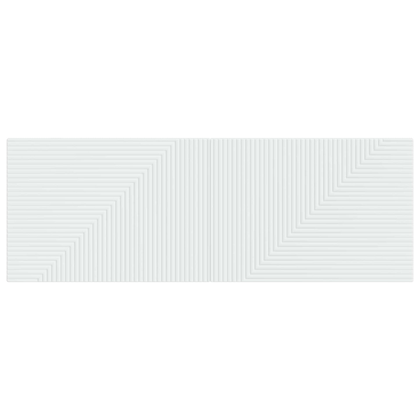 vidaXL Wall-Mounted Headboard HAARLEM White Engineered Wood 3