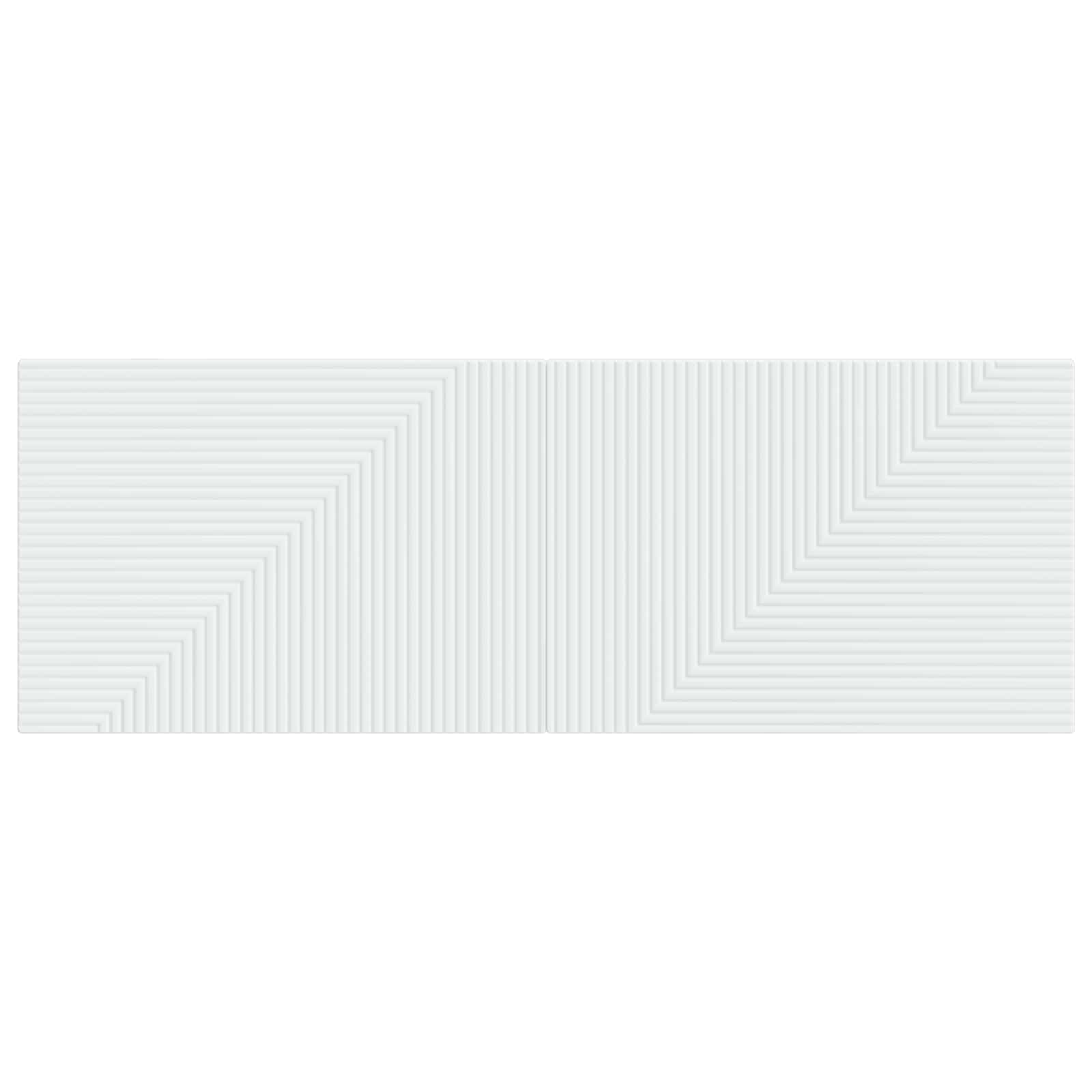 vidaXL Wall-Mounted Headboard HAARLEM White Engineered Wood 3