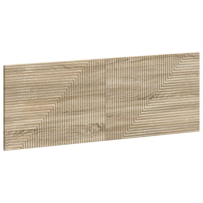 vidaXL Wall-Mounted Headboard HAARLEM Sonoma Oak Engineered Wood 2