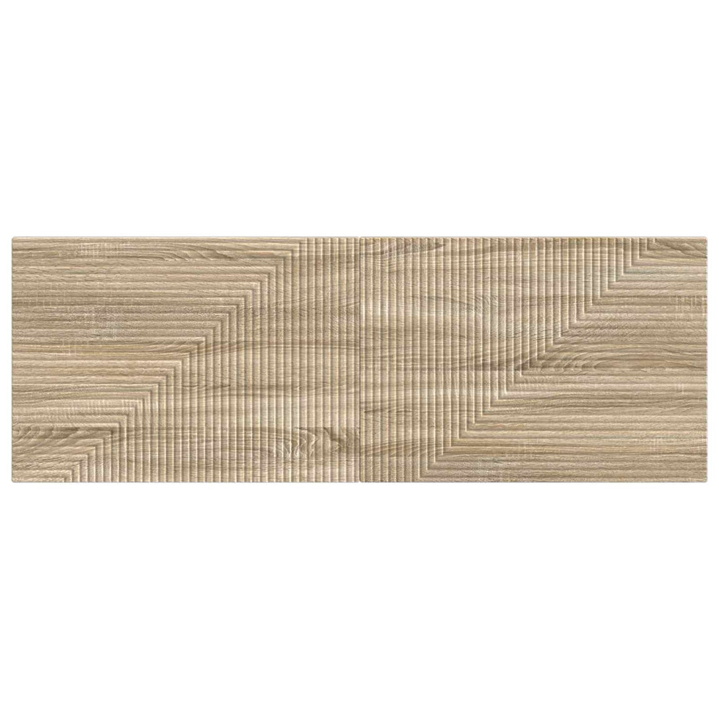vidaXL Wall-Mounted Headboard HAARLEM Sonoma Oak Engineered Wood 3