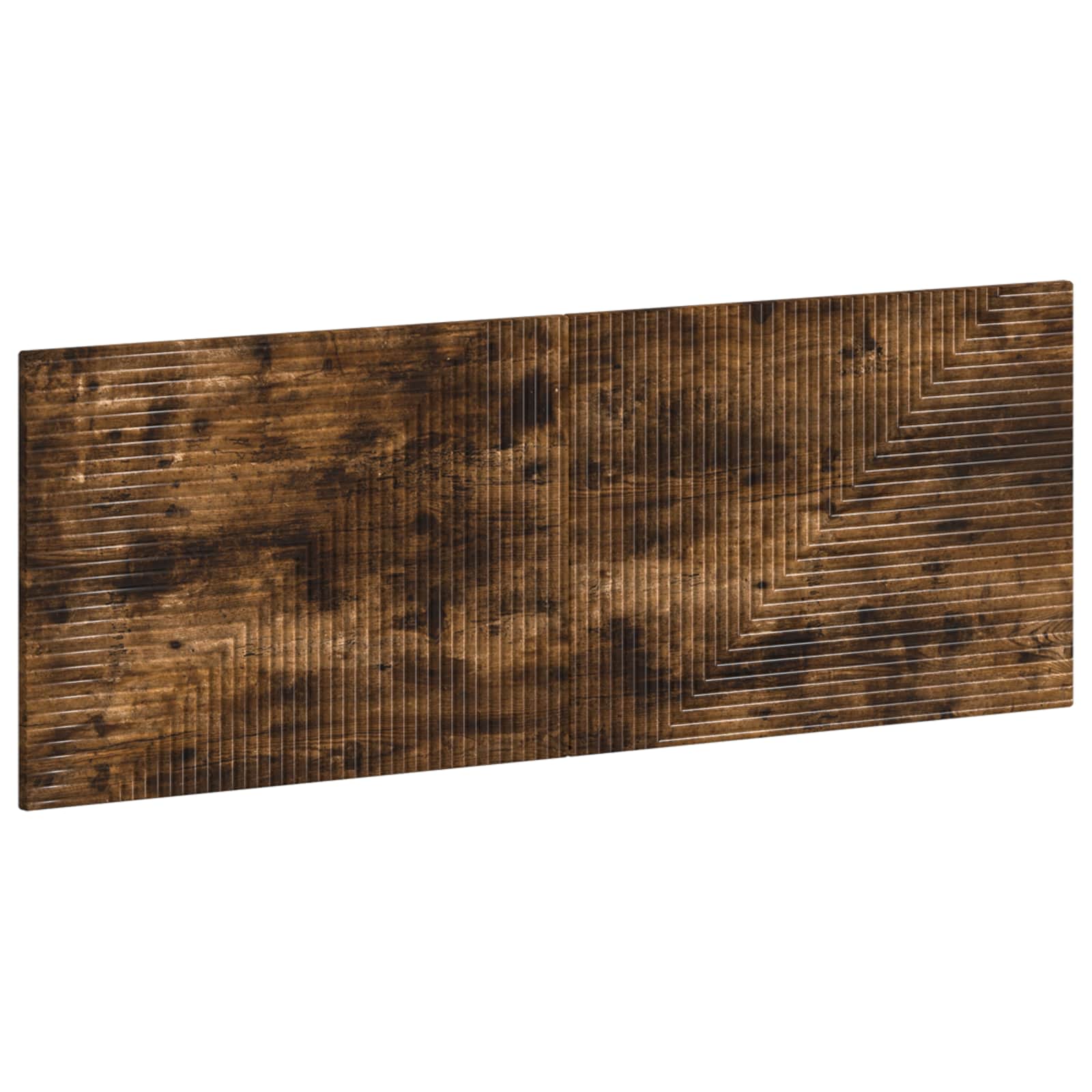 vidaXL Wall-Mounted Headboard HAARLEM Smoked Oak Engineered Wood 2