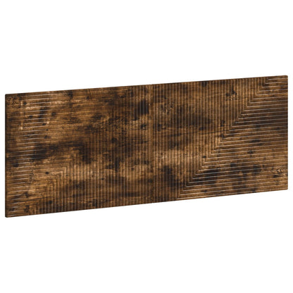 vidaXL Wall-Mounted Headboard HAARLEM Smoked Oak Engineered Wood 2